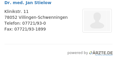 Dr med jan stielow