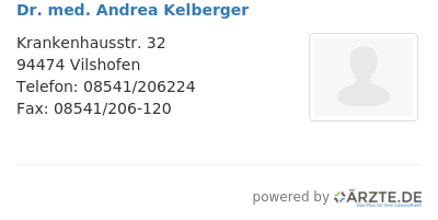 Dr med andrea kelberger