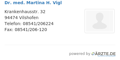 Dr med martina h vigl