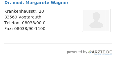 Dr med margarete wagner