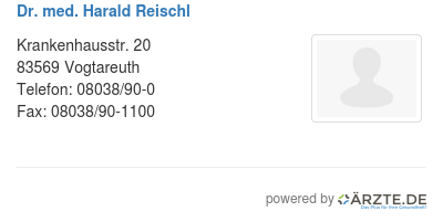 Dr med harald reischl 503395