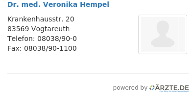 Dr med veronika hempel