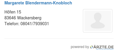 Margarete blendermann knobloch