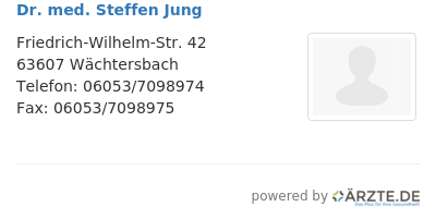 Dr med steffen jung
