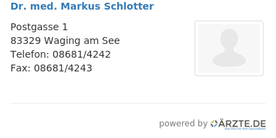Dr med markus schlotter 645093
