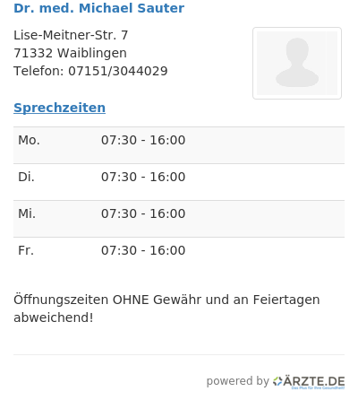 Dr med michael sauter 494316
