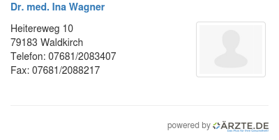 Dr med ina wagner 550494