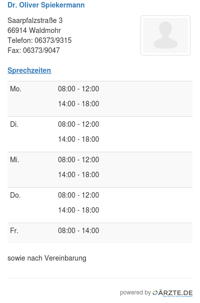 Dr oliver spiekermann