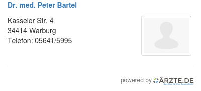 Dr med peter bartel 253505