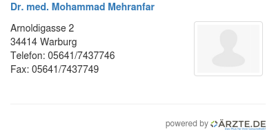 Dr med mohammad mehranfar