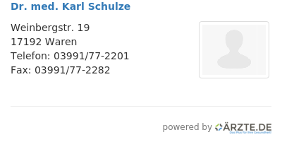Dr med karl schulze 255974