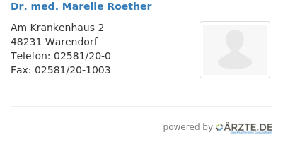 Dr med mareile roether