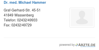 Dr med michael hammer 584069