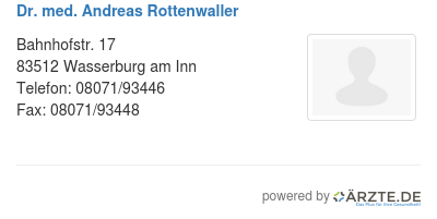 Dr med andreas rottenwaller
