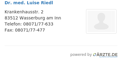 Dr med luise riedl