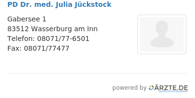 Pd dr med julia jueckstock
