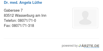 Dr med angela luethe