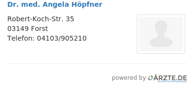 Dr med angela hoepfner