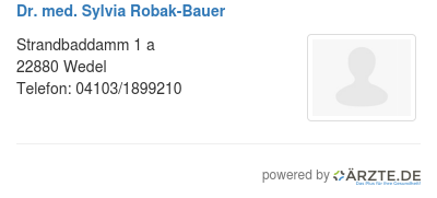 Dr med sylvia robak bauer