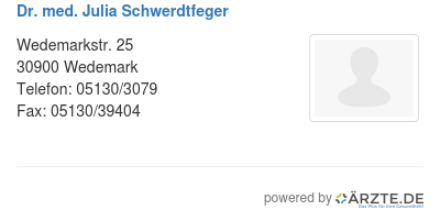 Dr med julia schwerdtfeger