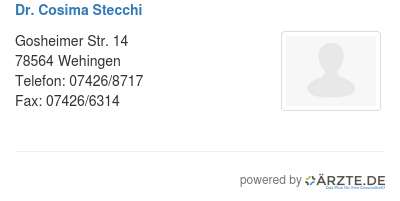 Dr cosima stecchi
