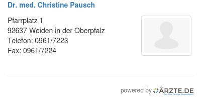 Dr med christine pausch