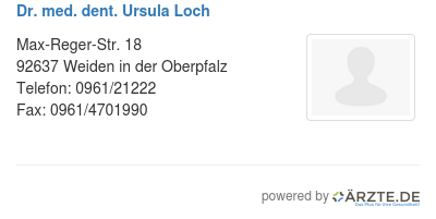 Dr med dent ursula loch