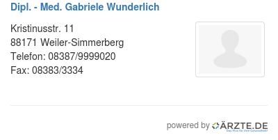 Dipl med gabriele wunderlich