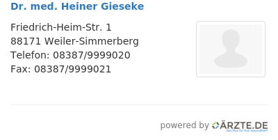 Dr med heiner gieseke