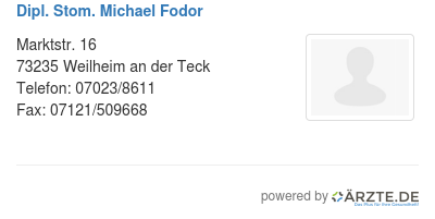 Dipl stom michael fodor