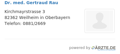 Dr med gertraud rau 645732