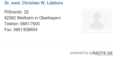 Dr med christian w luebbers