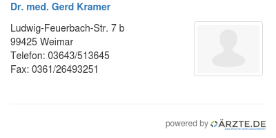 Dr med gerd kramer
