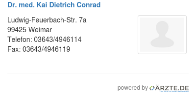 Dr med kai dietrich conrad