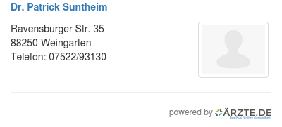 Dr patrick suntheim