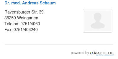 Dr med andreas schaum