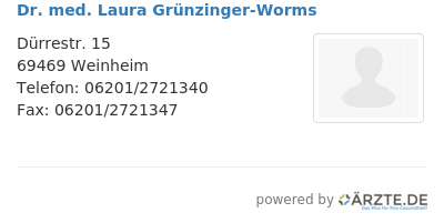 Dr med laura gruenzinger worms