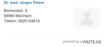 Dr med juergen peters 280454
