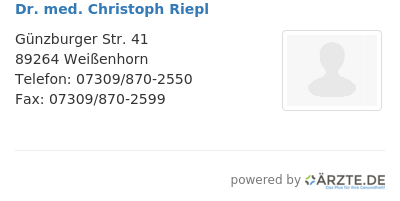 Dr med christoph riepl 599912