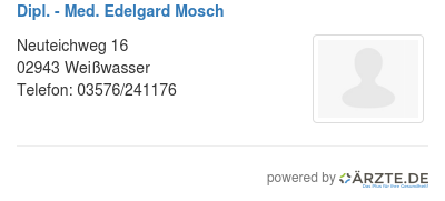 Dipl med edelgard mosch