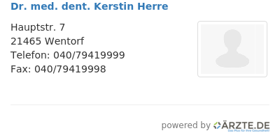 Dr med dent kerstin herre 652876