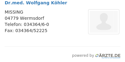 Dr med wolfgang koehler 251509