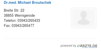 Dr med michael broutschek