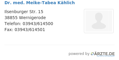 Dr med meike tabea kaehlich 562530