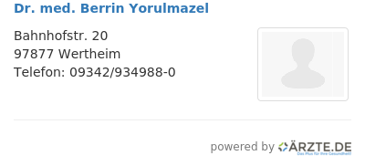 Dr med berrin yorulmazel