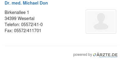 Dr med michael don 584044