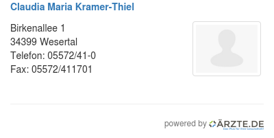 Claudia maria kramer thiel