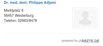 Dr med dent philippe adjami