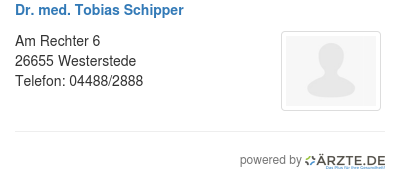 Dr med tobias schipper