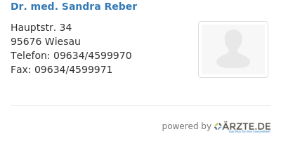 Dr med sandra reber